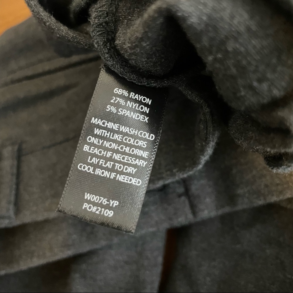 Betabrand Grey Straight Leg Classic Yoga Pant Womens M Petite - Picture 3 of 8